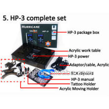 2013 la Innovación técnica Touch screem HP-3 huracán tatuaje fuente de alimentación